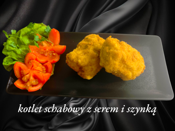 Kotlet Schabowy z serem i szynką