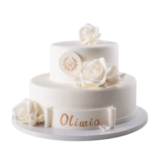 Tort Komunijny Biała Róża