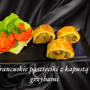 Francuski pasztecik z mięsem i grzybami