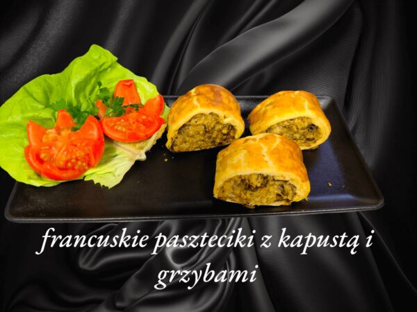 Francuski pasztecik z mięsem i grzybami