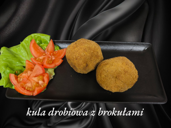 Kula drobiowa z brokułem