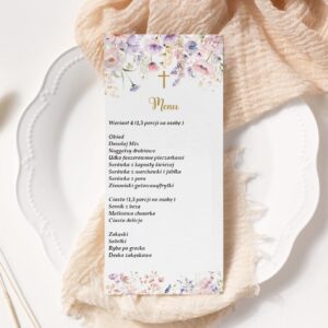 Menu Komunijne z zakąskami nr 4