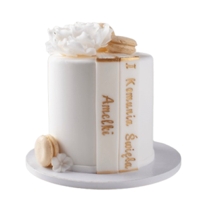 Tort Komunijny Kwiat Piwonii