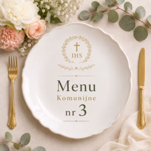 Menu Komunijne z zakąskami nr 3