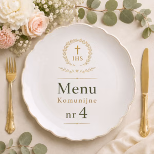 Menu Komunijne z zakąskami nr 4