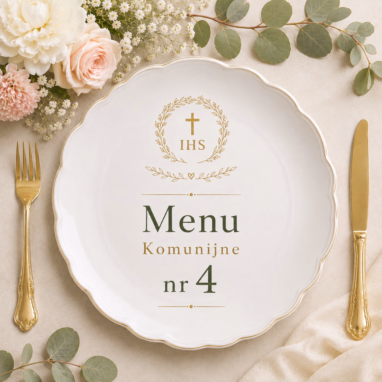 Menu Komunijne z zakąskami nr 4
